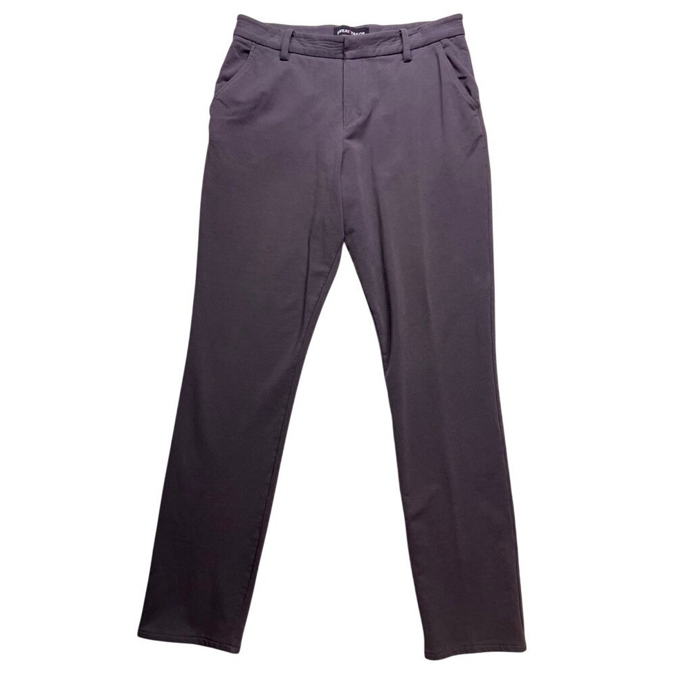 Sweat Tailor Chino Pants Mens 31x32 Gray Stretch Cotton Everyday Everywear‎